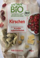 Kirschen in weißer Joghurtschokolade