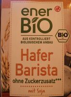 Hafer Barista ohne Zuckerzusatz mit Soja