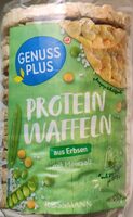 Protein Waffeln aus Erbsen mit Meersalz