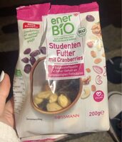Studenten Frutter mit Cranberries