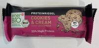 Proteinriegel Cookies & Cream Geschmack