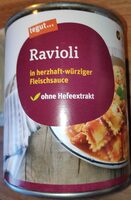 Ravioli in Tomaten-Fleisch-Sauce