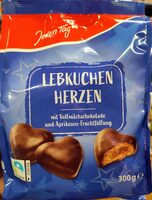 Lebkuchen Herzen Aprikosen-Fruchtfüllung