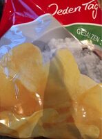 Kartoffelchips gesalzen