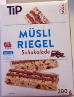 Müsli Riegel Schokolade