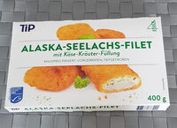 Alaska-Seelachs-Filet mit Käse-Kräuter-Füllung