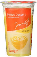 Pudding "Vanille mit Sahne"