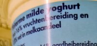 Vetarme milde yoghurt