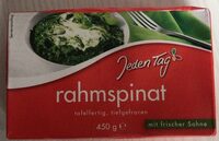 Rahmspinat, tagelfertig, tiefgefroren