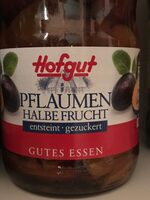 Pflaumen halbe Frucht