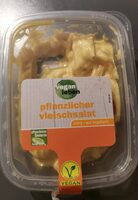 Pflanzlicher vleischsalat curry auf Sojabasis