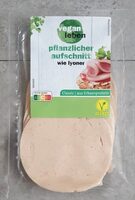 Pflanzlicher Aufschnitt wie Lyoner