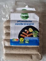 Pflanzliche rostbratwurst