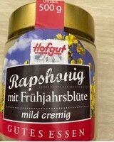 Rapshonig mit Frühlingsblüte