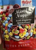 Bunt gragierte Schokolinsen