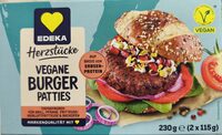 Vegane burger patties