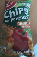 Chips geriffelt Paprika