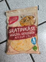 Gratinkäse würzig, gerieben