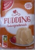 Pudding Sahne Geschmack