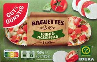 Baguettes Tomate Mozzarella