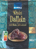 Khidri Datteln mit Stein, getrocknet