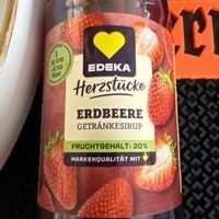 Erdbeere Getränkesirup