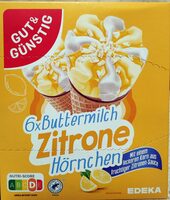 Buttermilch Zitrone Hörnchen
