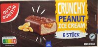 Crunchy peanut ice cream