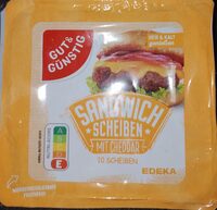 Sandwich Scheiben mit Cheddar