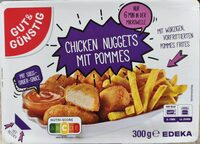 Chicken Nuggets mit Pommes