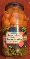Erbsen-junge Pariser Karotten