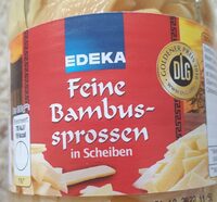Feine Bambussprossen in Scheiben