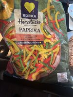 Paprika in Streifen geschnitten