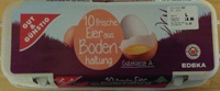 10 frische Eier aus Bodenhaltung Güteklasse A