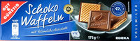 Schoko Waffeln mit Vollmilchschokolade