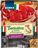 Tomaten in Stücken pikant gewürzt