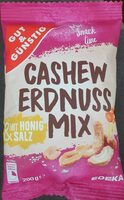 Cashew Erdnuss Mix mit Honig und Salz