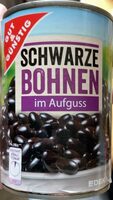 Schwarze Bohnen im Aufguss