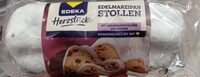 Edelmarzipan Stollen mit Edelmarzipanfüllung und 24% Rosinen