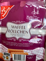 Waffel Röllchen
