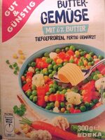 Erbsen-Karotten-Mais-Gemüse