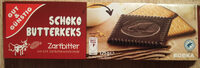Dark chocolate butter biscuits
