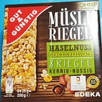 Müsli Riegel Haselnuss