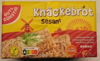 Roggenvollkorn-Knäckebrot mit Sesamsamen