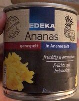 Ananas geraspelt in Saft