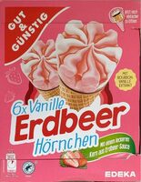 Vanille Erdbeere Hörnchen