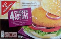 4 Chicken Burger Patties