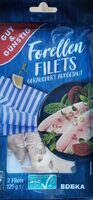 Forellen-Filets geräuchert aufgetaut