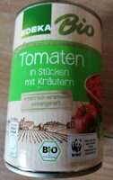 Tomaten in Stücken mit Kräutern