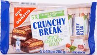 Crunchy Break Milch-Haselnuss-Riegel